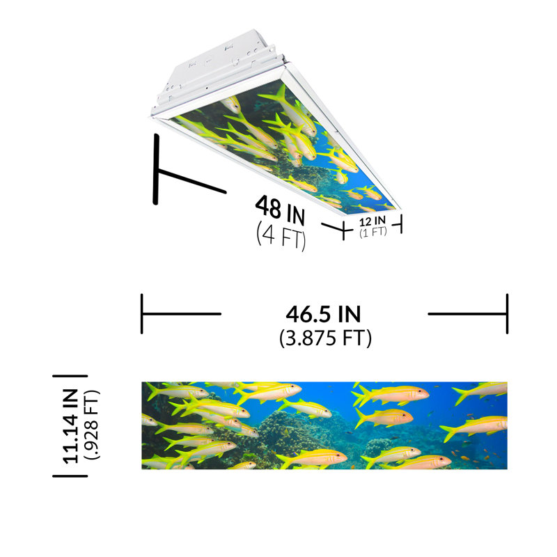 Couvre-lumière décoratif flexible océan