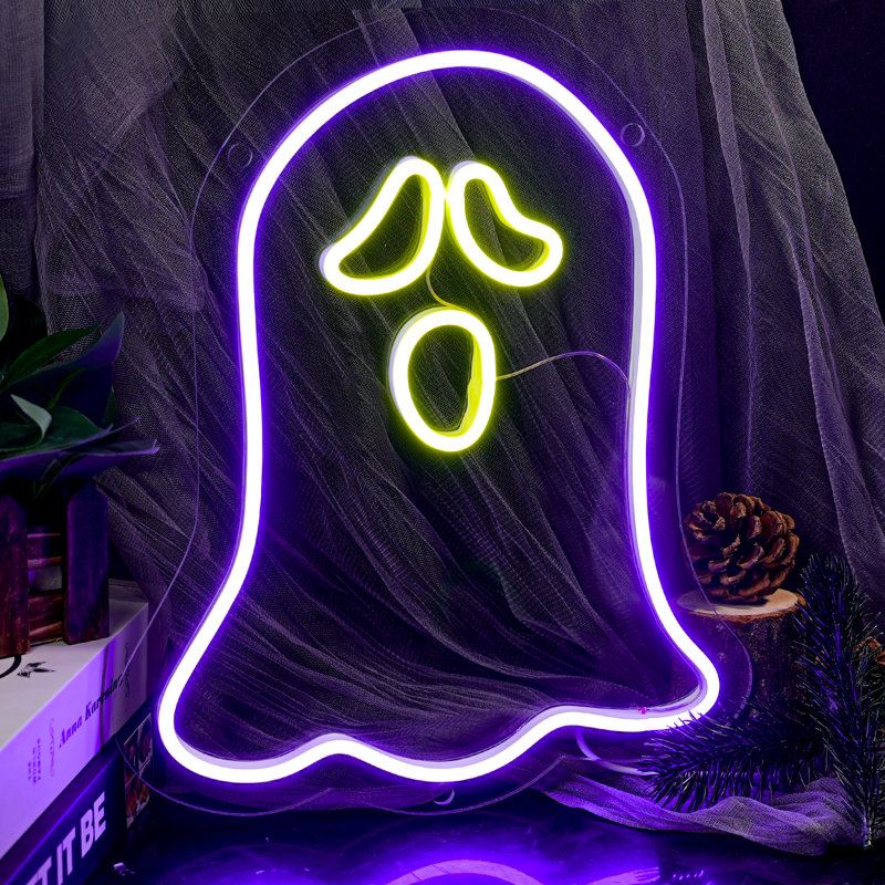 13" Ghost Led Neon Sign