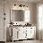 Besima 4-Light Hammered Glass Dimmable Vanity Light-781668504