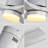 52 Inch Wooden Ceiling Fan With 18W Led Light 3 Solid Wood Blades Remote Control Reversible Dc Motor For Home-179892929-179892932