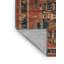 Tapis art déco brun lavable à la machine-1407539135