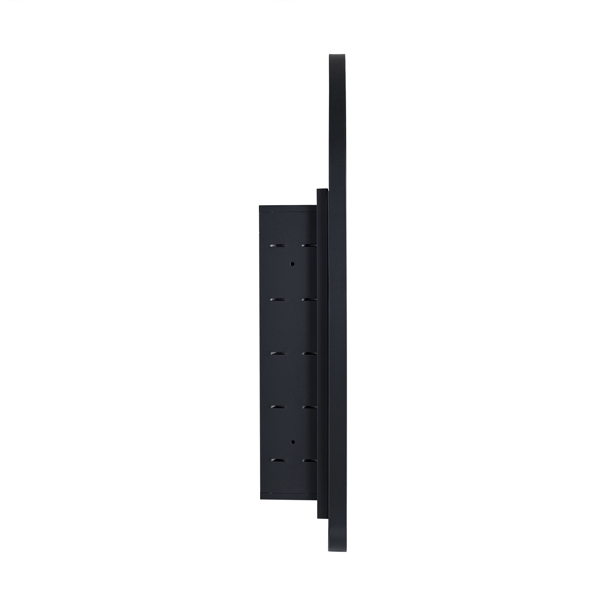 Recessed Medicine Cabinet, Black, 30" H x 20" W x 5.08" D