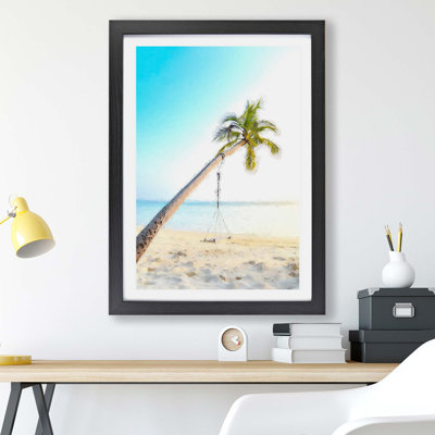 Palm Tree in Bali - Framed Print