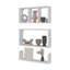 Tablettes flottantes murales blanches