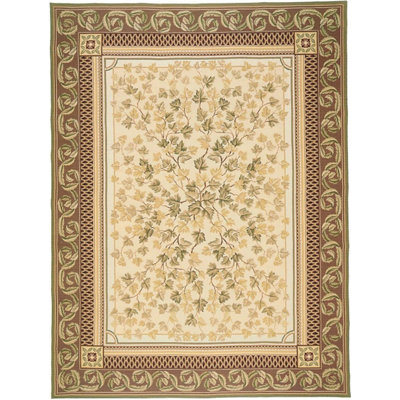Wool Floral Area Rug