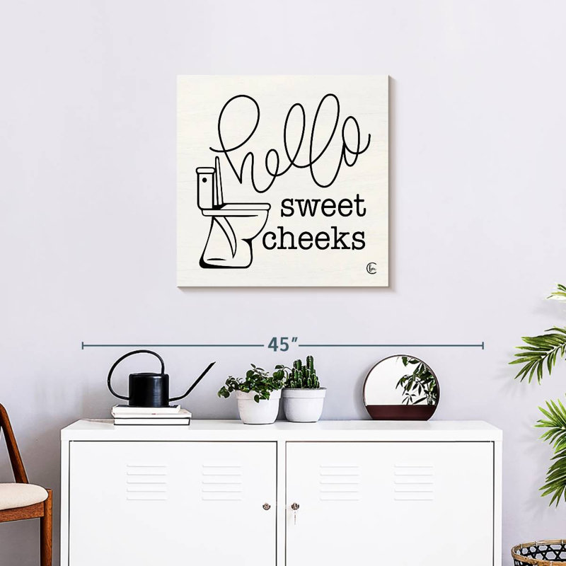 Tergel Hello Sweet Cheeks, 24" H x 24" W