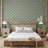 Deco Lily - Tan Brown Wallpaper