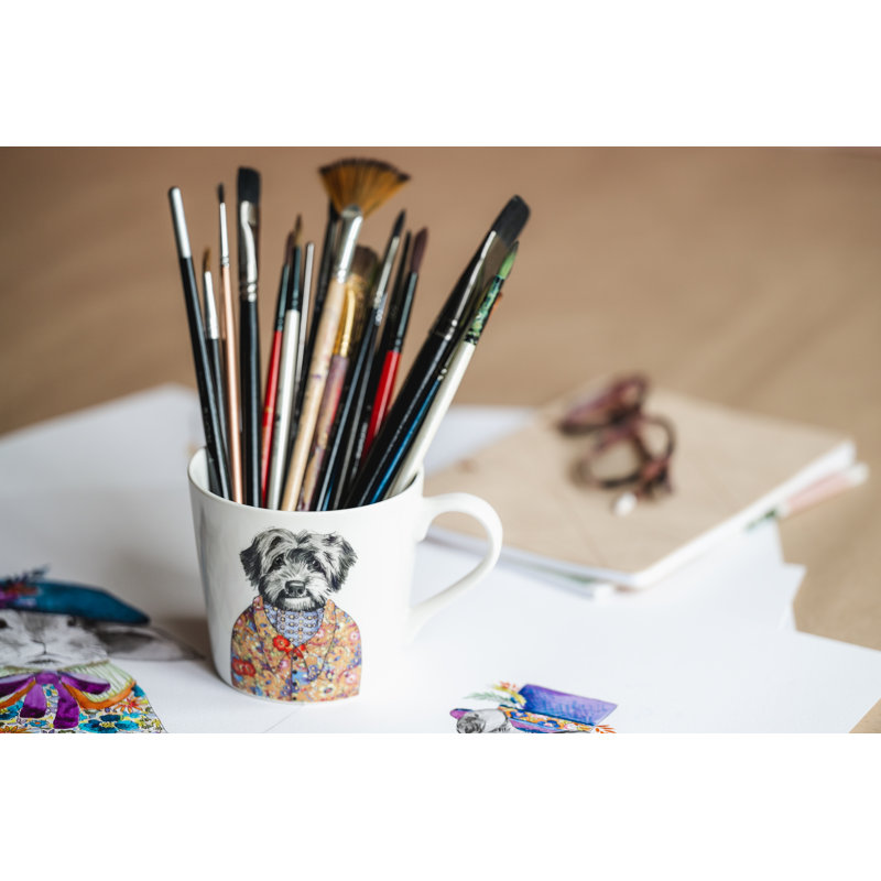 Mikasa x Tipperleyhill Cockapoo Print Fine China Mug, 380ml
