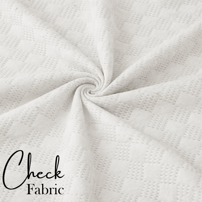 Square Cushion Cover, WHITE