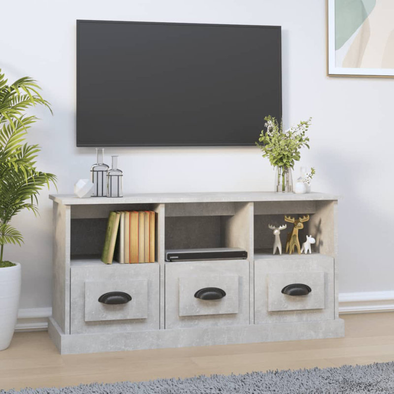 Leli TV Stand, Concrete Grey