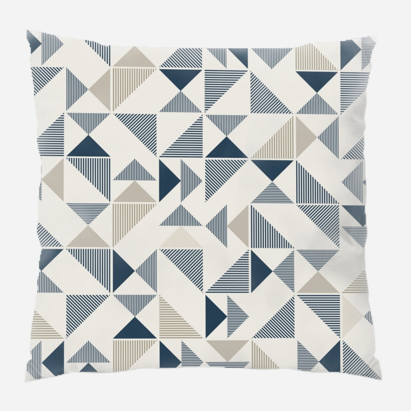 Coussin décoratif géométrique