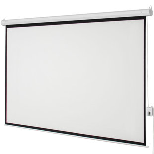 Écran de projection électrique 100 po blanc