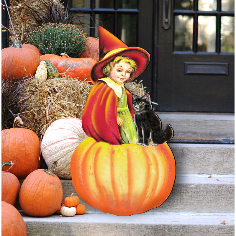Wood Halloween Decoration