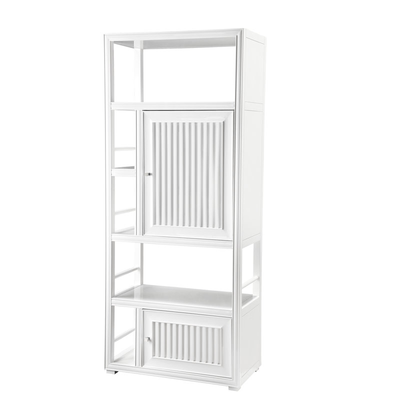 Athens 30" W Freestanding Bathroom Cabinet, Glossy White