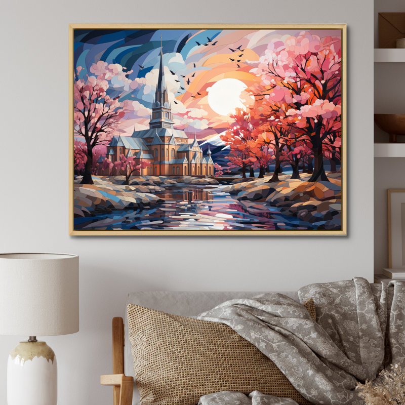 Ceitidh Christianity Christian Elegance I, Cadre naturel flottant, H 16 po x l 32 po x P 1 po