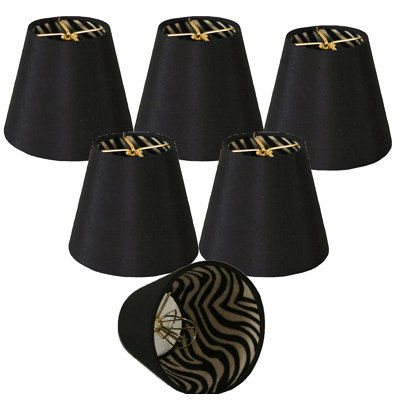 4.5'' H Faux Fur Empire Candelabra Shade