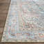 Tapis d'intérieur à motif floral bleu Lamentin-107129475