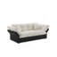 74.8" Queen Pull Out Sofa Bed, 3-In-1 Convertible Sleeper Tufted Sofa With 2 Soft Pillows,Multi-Functional Velvet Loveseat Bed,Beige-121060125