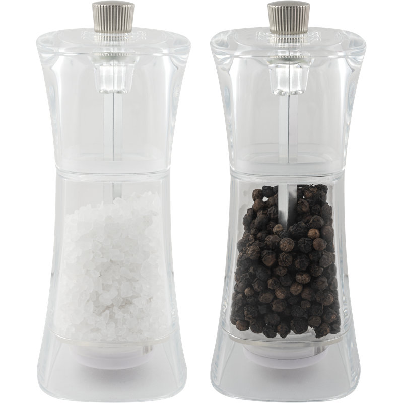 Grunwerg Salt & Pepper Shaker Set, 13cm H x 5.5cm W x 5.5cm D