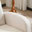 Chaise berçante d'appoint moderne avec pieds en bois massif, fauteuil de chambre de bébé rembourré, fauteuil confortable avec poche latérale, dossier haut pour le salon-576779016