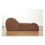Chaise longue Solace avec design ergonomique et mousse de polyuréthane à haute densité, brun