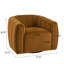 Fauteuil demi-tonneau pivotant rembourré Maravilla-1452498390