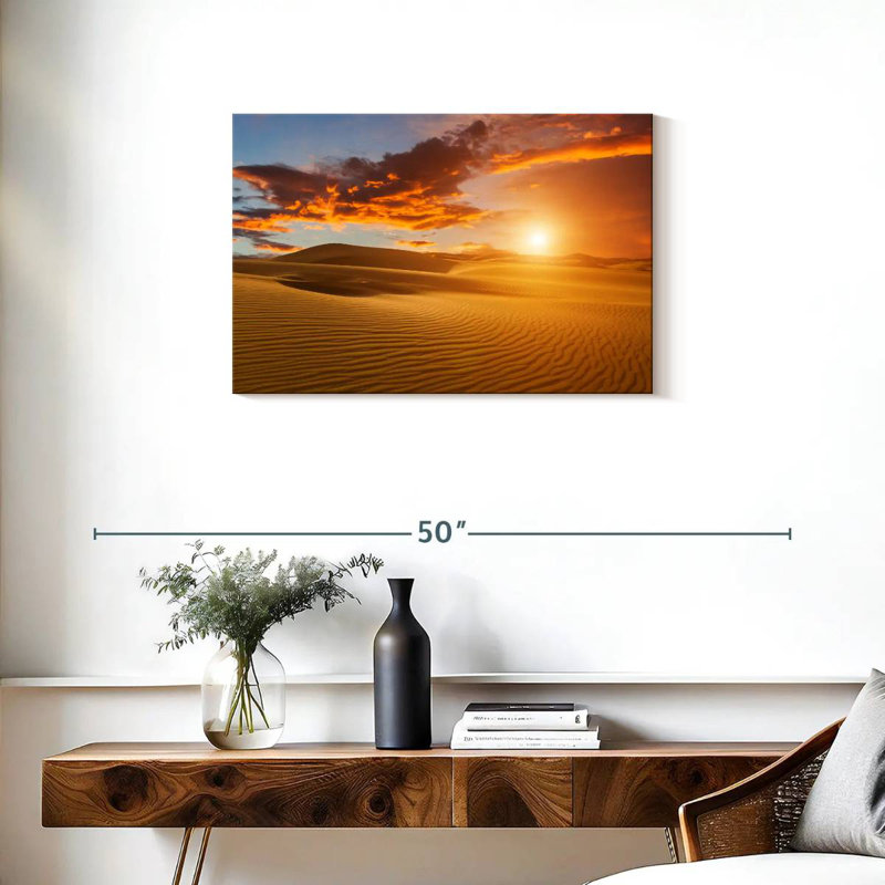 Alvord, désert du Sahara, coucher de soleil, H 20 po x l 30 po