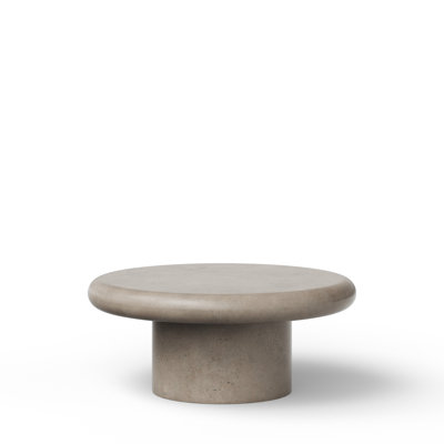 Melanie 38" Concrete Coffee Table