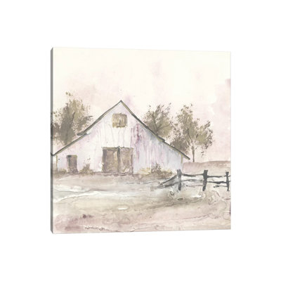 White Barn II by Chris Paschke - Print on Canvas