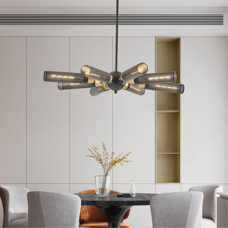 Lustre spoutnik industriel moderne 34 "