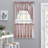 Charis Cotton Blend Striped Swag Window Valance-2061040943