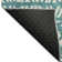 Premium Machine Washable Prisco Teal Rug