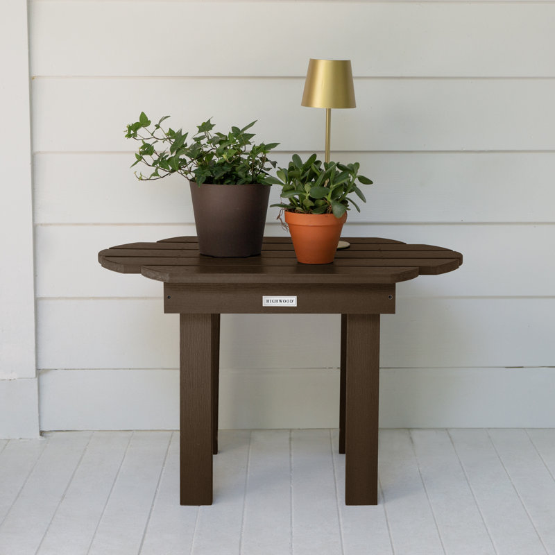 Specialty Outdoor Side Table , 27 " W 18 " D, Weathered Acorn