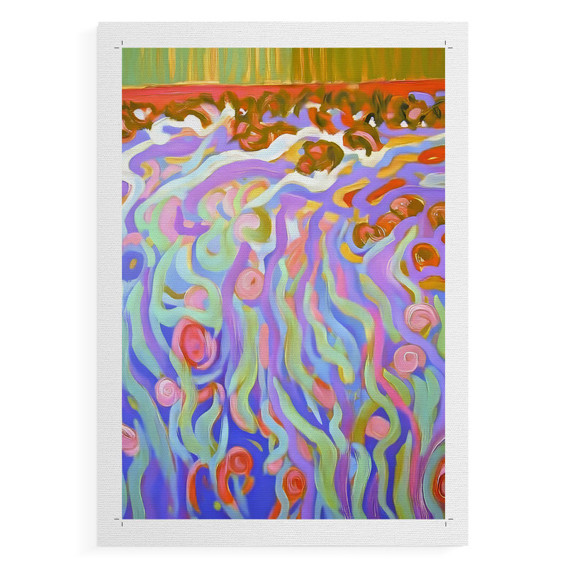 Série ABSTRACT DCCIV - Impression sur toile seulement - NON CADRE, H 60 po x l 40 po