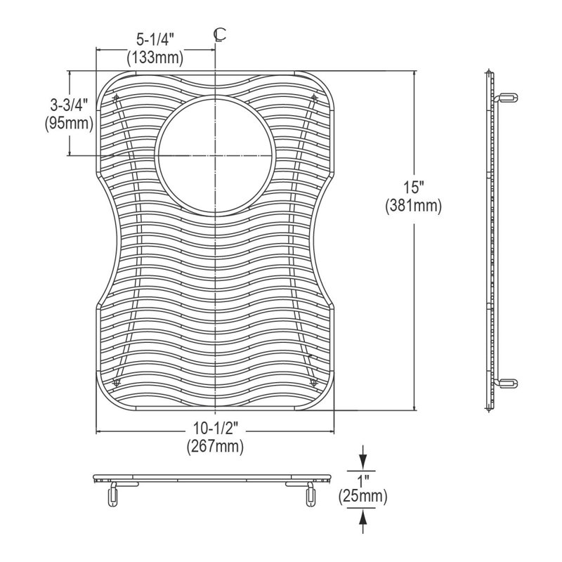 15" x 11" Sink Grid