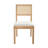  Upholstered Side Chair Modern Solid Wood Dining Chair with Rattan Back-117225027-117225025