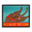 Cadre flottant pour chien Parce qu'ils peuvent, conception de Stephen Huneck-226068798-226068797