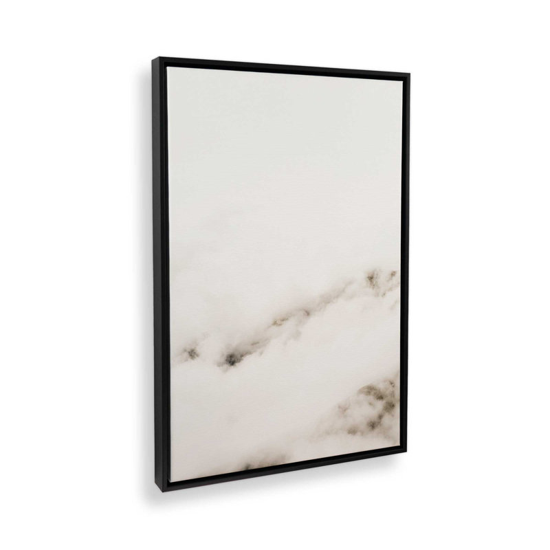 «Hazy Horizons I», reproduction sur toile, Cadre flottant noir satiné, H 18,75 po x l 12,75 po x P 1,75 po