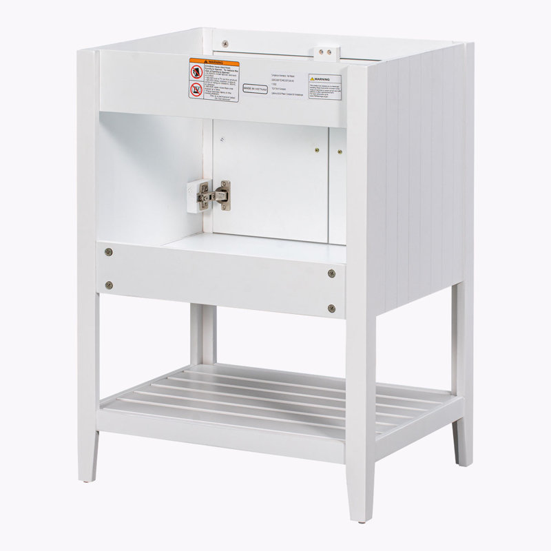 Bases de meuble-lavabo de salle de bain sans lavabo supérieur, Blanc
