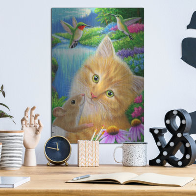 Winston Porter «Moonlight Romance4» par Bridget Voth, art mural en métal