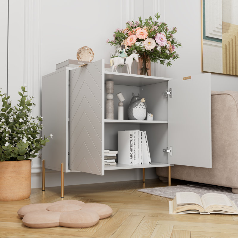 Rupena Accent Cabinet, White