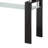 Iginio 47.6'' W Console Table with Glass Top-365056350