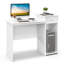 Bureau d'ordinateur avec tiroir Bureau d'ordinateur portable moderne avec tablette réglable et trou pour câbles