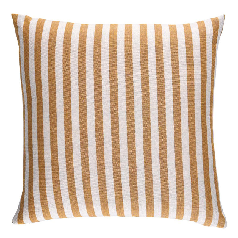 Hanson I/O Stripe Pillow, Yellow, Square 20"