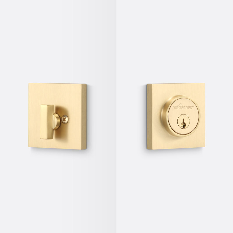 Mountain Deadbolt, Satin Brass