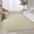 DKNY Pure Grids 5'3" x 7'3" Light Green Contemporary Indoor Rug-124265838-124265841