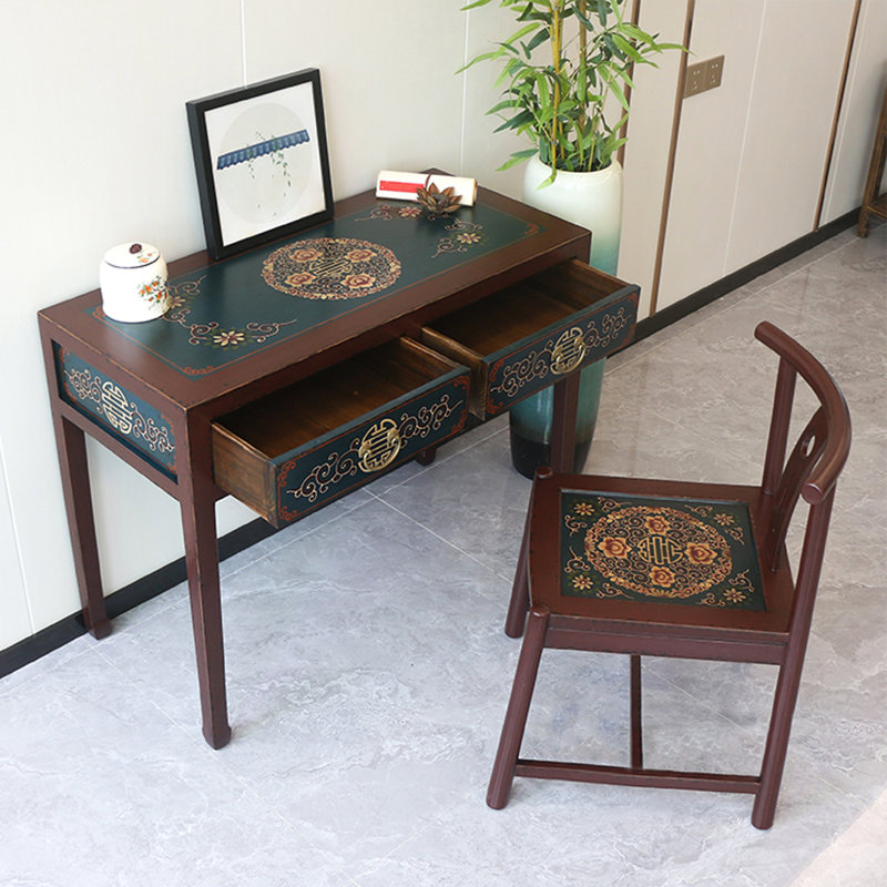 Nouveau bureau peint de style chinois