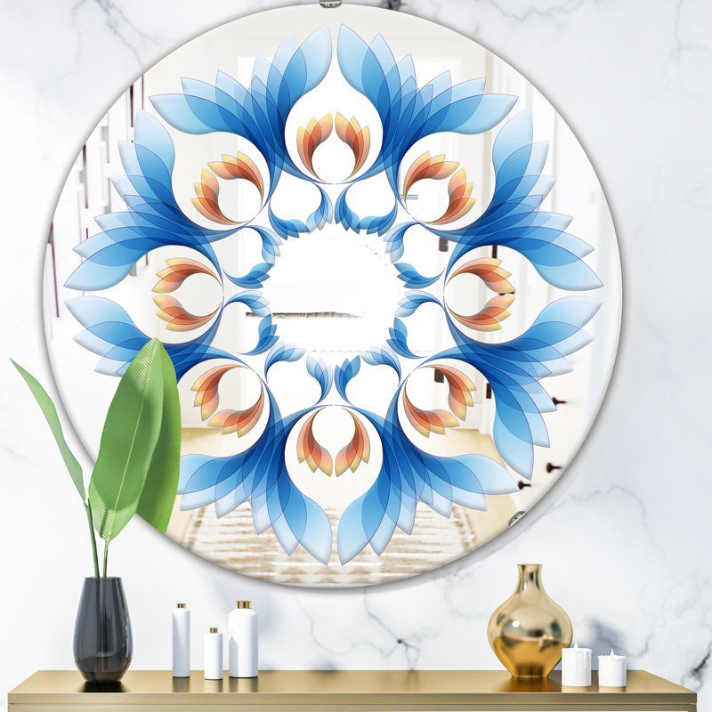 Miroir mural Growing Flowers, H 23,6 po x l 23,6 po