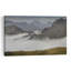 Wild Horses Mountain Fog Dramatic Peaceful Serene Horse Landscape Mountain Wall Art Print 1 Piece Wrapped Canvas Wall Art-868681221