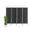 221cm W x 188cm H 4 - Panel Metal Folding Room Divider